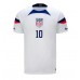 Förenta staterna Christian Pulisic #10 Replika Hemma matchkläder VM 2022 Korta ärmar